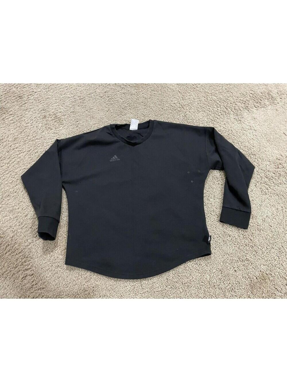 Women’s Black Adidas Sweatshirt S Small Crewneck pullover